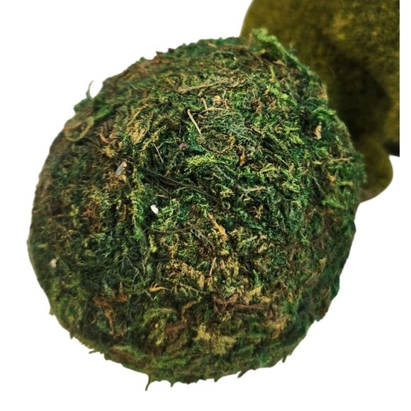 Moss Bunny Rabbit Figurine With Open Moss Balls Spring Easter Wreath Craft Suppl - Picture 13 of 13